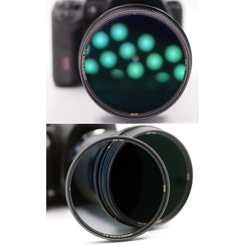 B+W Polarisationsfiter Circular - S03 Basic Line - 72 mm,