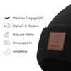 Urban Ace Street Classics Beanie Hat with Leather Patch for