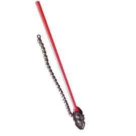 Kroshine 36" Chain Wrench with 29.5" Length of Chain, Heavy Duty Chain Pipe Wrench for Pipe Installation and Maintenance, Fits Max 4-inch Pipe Diameters