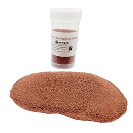 Very Fine Copper Granules Grain Approx. 250 µm Micrometer (0.25 mm) 200 g