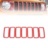 idain Set of 7 Front Grille Mesh Inserts ABS Grille