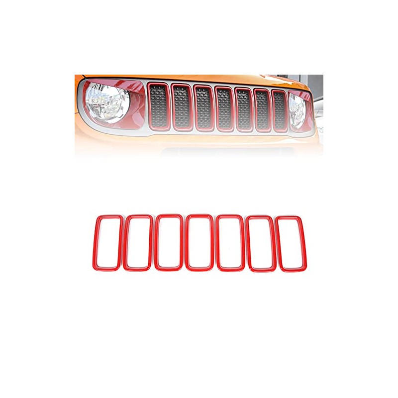 idain Set of 7 Front Grille Mesh Inserts ABS Grille