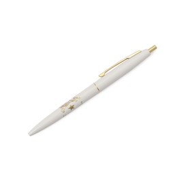 IL BISONTE Ballpoint Pen, Leather, Genuine Leather, Cowhide Leather, Women's, Men's, Unisex, White