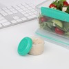 Sistema Lot+de+4+Boxes+food+%C3% A0+condiments+with+lid+dressing+To+Go+35cl+%28Coloris+assorted%29