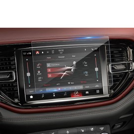 BSTW for 2025 Dodge Durango Screen Protector for 2021-2025 Dodge Durango SRT Hellcat Uconnect 5 Nav 10.1-Inch Touchscreen 2024 Durango Accessories Tempered Glass Protective Film