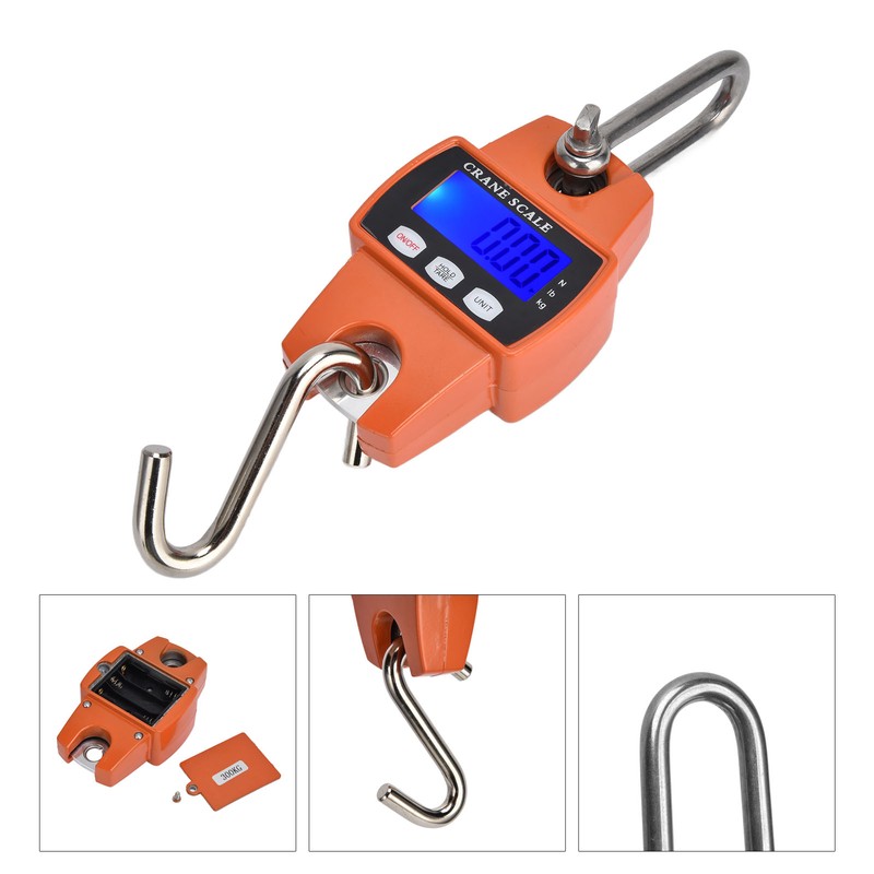661.4lb Digital Hanging Scale Professional Small Digital Hanging Scale with