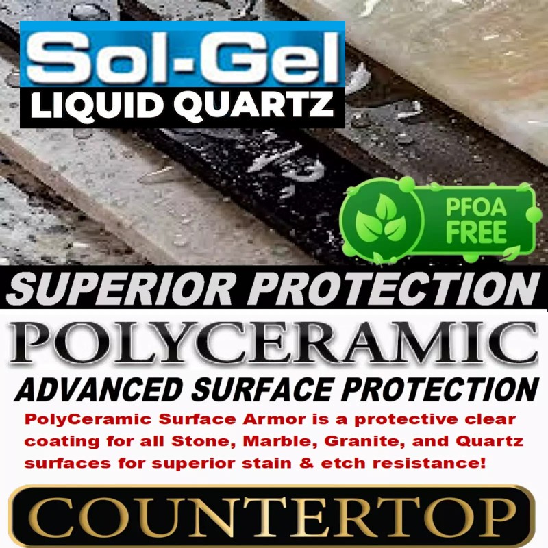 SUPERMAXX SOL-GEL STONE SEALER CERAMIC COATING FOR GRANITE, QUARTZ, MARBLE