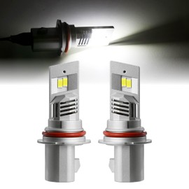 UNIQUE STYLE RACING 9004 LED Bulbs 1:1 for High + Low Beam Headlight-Canbus Error Free - 2 PCS UPGRADE Compatible with any Vehicle that has 9004 Size Bulb (6000K / 11,200LM “PAIR” / PURE WHITE OUTPUT)