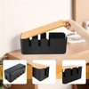 QOUBNIC Cable Management Box, Cable Management Box, Storage Box for