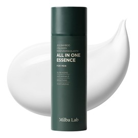 [Vegan Beauty] Milva Lab Men’s Jeju Bamboo Collagen Moisture Elasticity All-in-One Essence, 150ml, 1 piece / [비건뷰티] 밀바랩 맨즈 제주 대나무 콜라겐 수분 탄력 올인원 에센스, 150ml, 1개