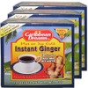 Caribbean Dreams Instant Ginger Tea, Unsweetened, 18g (Pack of 3)