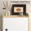 Modern Wooden Nightstand, Durable, Elegant Design for Small Spaces, Wooden