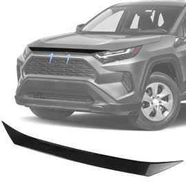RAV4 Hood Bug Deflector Compatible with Toyota RAV4 LE/XLE 2019 2020 2021 2022 2023 2024 Low Profile Bug Hood Shield,Front Bumper Stone Guard Protection,Carbon Fiber Look Front Bonnet Cover