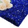 Royal Blue Sequin Fabric Velvet Stretch Fabric by The Yard