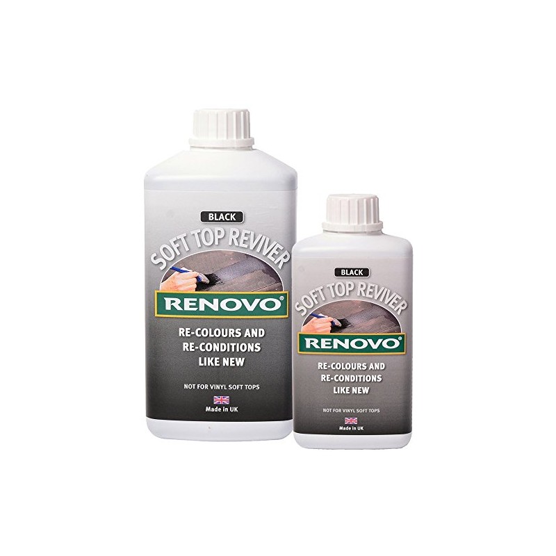 Renovo Soft Top Reviver - Black (500ml)