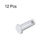 sourcing map Fork Bolts Single Hole Flat Head Round Bolts