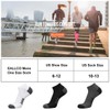 eallco Mens Ankle Socks Low Cut Athletic Cushioned Running Tab