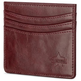 ARCWOR Slim Wallet Minimalist Front Pocket RFID Blocking Men and Women Leather Wallets