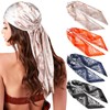 AWAYTR 35" Large Silk Hair Scarf for Women - 4Pcs
