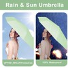 NHQZ 1 Stück Mini Sonnenschirm,Reise-Regenschirm,Mini Regenschirm,Regenschirm Mini,Tragbarer Taschenschirm Für Männer