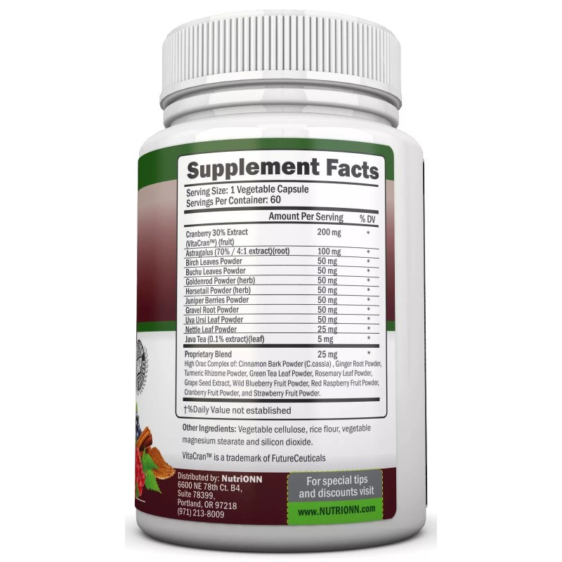 NutriONN KIDNEY CLEANSE - Detox and Support For Urinary Tract,