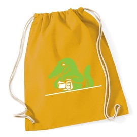 Hippowarehouse Alligrater Drawstring CottonSchool Gym Bag 37cm x 46cm, 12 litres