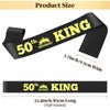 50th Birthday King Sash 50th Birthday Decorations for Men Funny