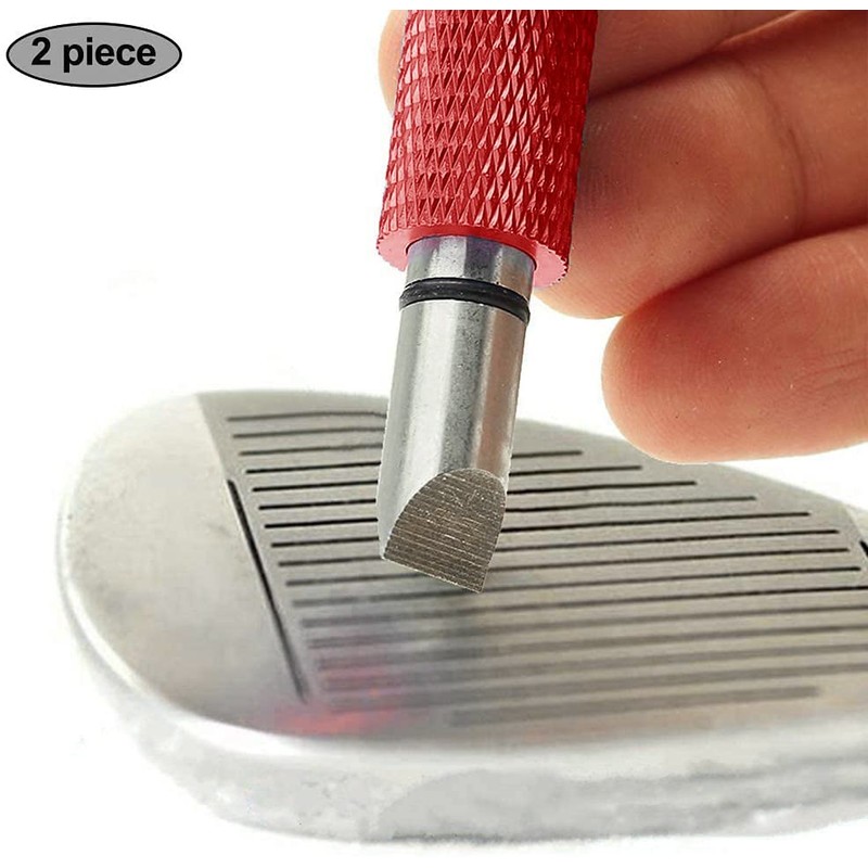 2Pcs Groove Sharpener,Golf Groove Sharpener,for Golf Club,Suitable for U &