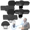 Callstel Funk-Mikrofon: 2er-Set Mini-Funkmikrofone für USB-C-Geräte, 2,4 GHz, 10 m