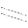 2Pcs Dual Ended Cuticle Pusher Stainless Steel Multipurpose Portable Cuticle