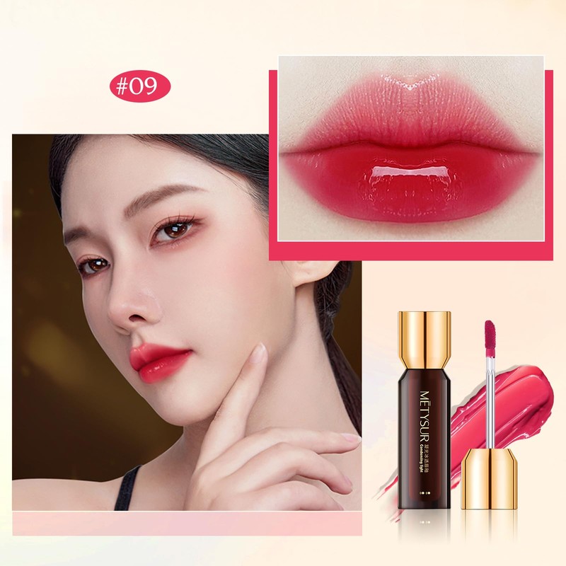 METYSUR Lip Tint, Lasting Gloss, High Coloring, Moisturizing, Sheer, Difficult
