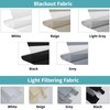 MYshade Custom No Drill Zebra Roller Shades, Blackout(85%) Cordless Dual