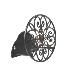 Liberty Garden Products 670 Wall Mounted Decorative Hose Butler, Holds 125-Feet of , Black