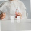 Ipetboom 6pcs Laboratory Reagent Bottles Transparent PP Material High Temperature