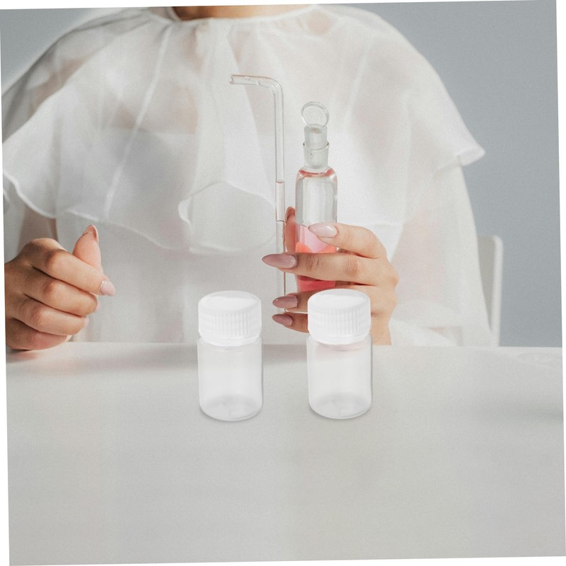 Ipetboom 6pcs Laboratory Reagent Bottles Transparent PP Material High Temperature