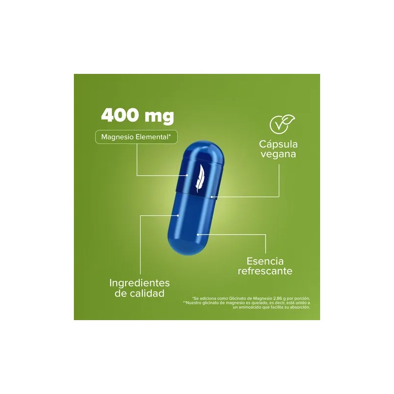 Birdman Glicinato de Magnesio 400 mg | Sin Aditivos |