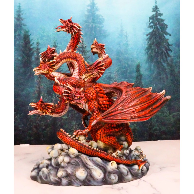 Quest Of Perseus Red 7 Headed Volcano Hyperion Hydra Dragon