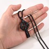 Prosteel Celtic Cross Necklace for Men Viking Black Chain Necklaces