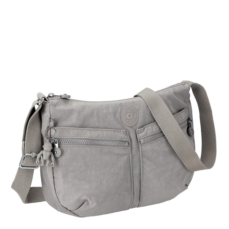 Kipling IZELLAH Shoulder Bag, Grey Gris, Free size