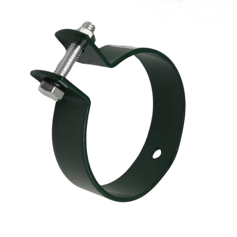 Fence Clamp Post Clamp 60 mm Diameter Clamp Green for