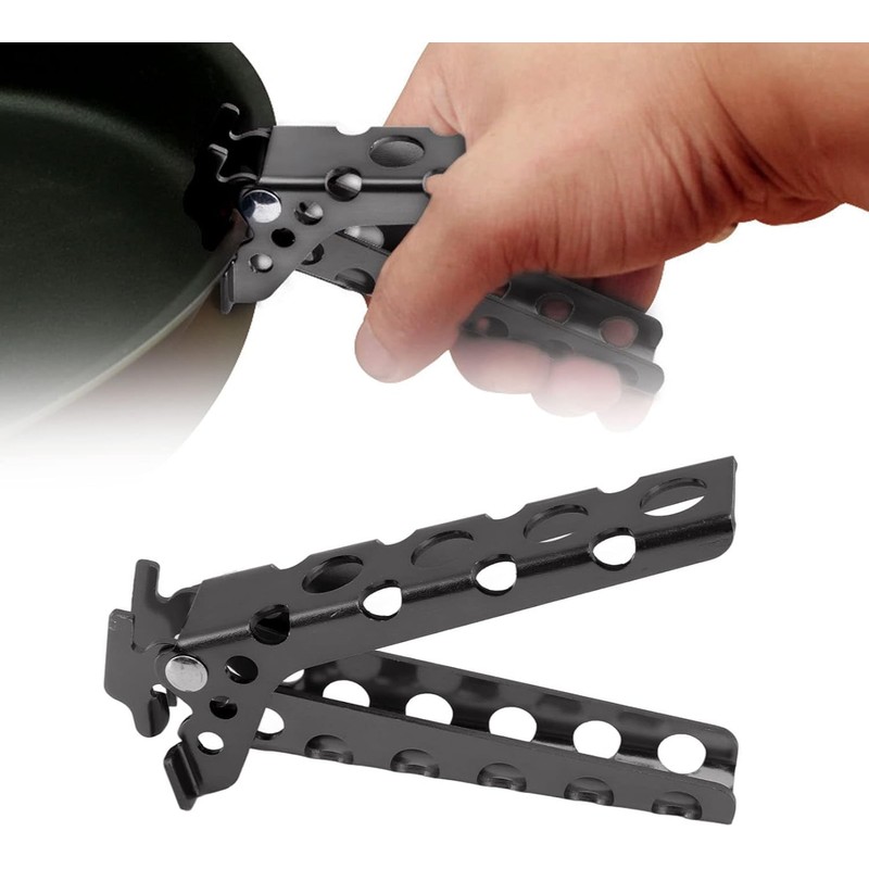 Hot Pot Pan Bowl Gripper Clips, Aluminum Alloy Anti Scalding