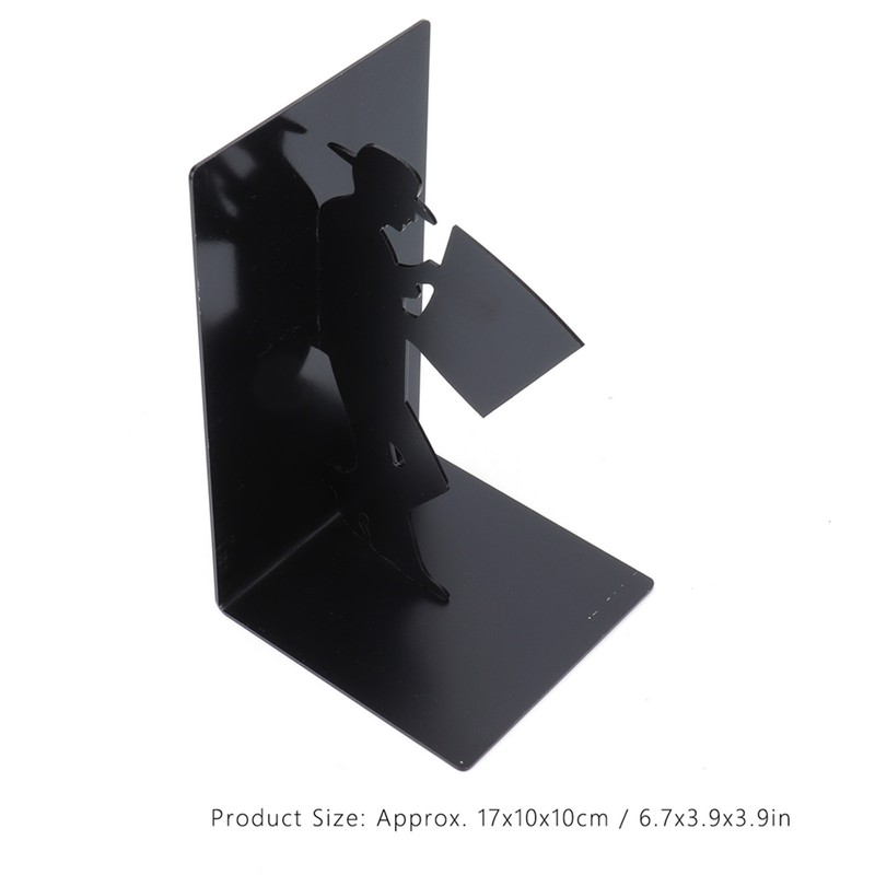 Wrought Iron Figure Book Stand Readers Book Stand Bookshelf Ornaments