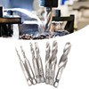 7Pcs Tap Set 1/4 Hex Shank Metric Drilling and Tapping