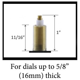 Takane Chime Clock Movement Kit with Built In Speaker, Various Sizes - NEW! - 1" (25mm)