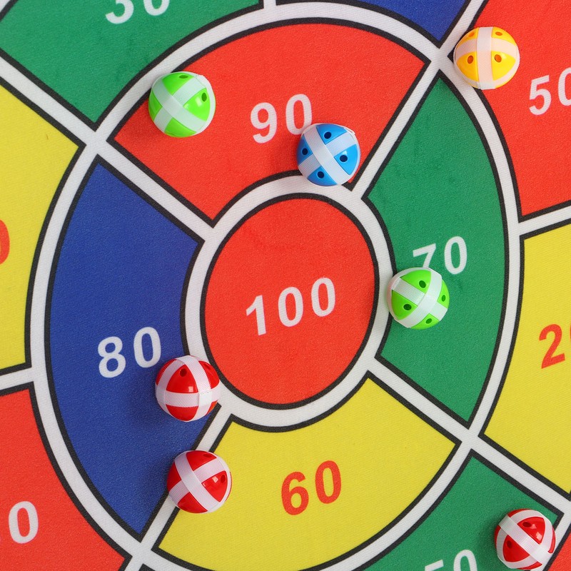 Dart Board for Kids LED Lighting Foldable Flannel Dart Board