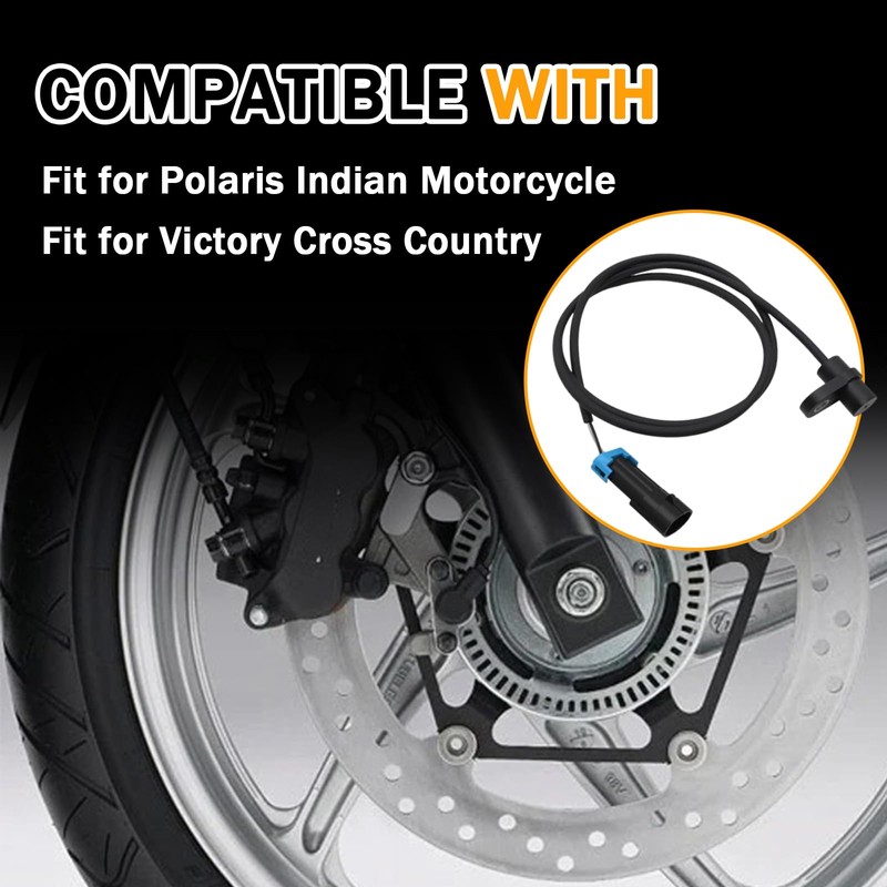 Motorcycle Front Wheel Speed Sensor ABS Sensor,Fit for Polaris Indian