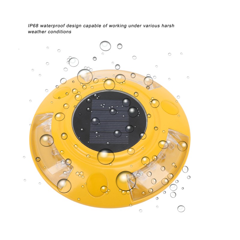 Solar Dock Light Driveway Marker Road Stud Lights IP68 Waterproof