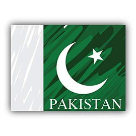 Pakistan Flag Car Bumper Sticker Vinyl Decal