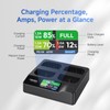ACCSOON Toprig 4-Bay LP-E6 Battery Charger PD60W Fast Charger LCD