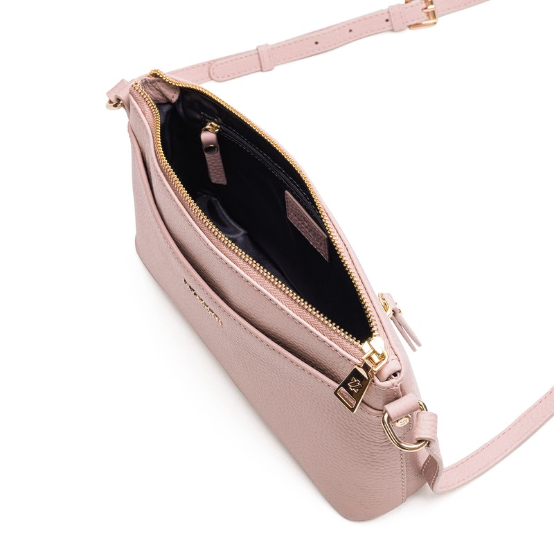 Lazarotti Bologna Women's Leather Shoulder Bag, Adjustable Shoulder Strap, Medium